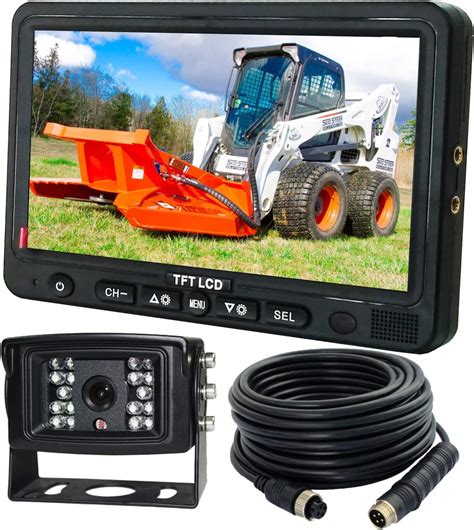 cat skid steer factory backup camera|rear camera for skid steer.